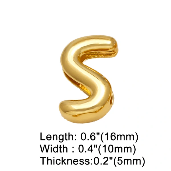 AS jewelry hot selling 26 English letters belt bracelet diy gold-plated hand jewelry female brg78