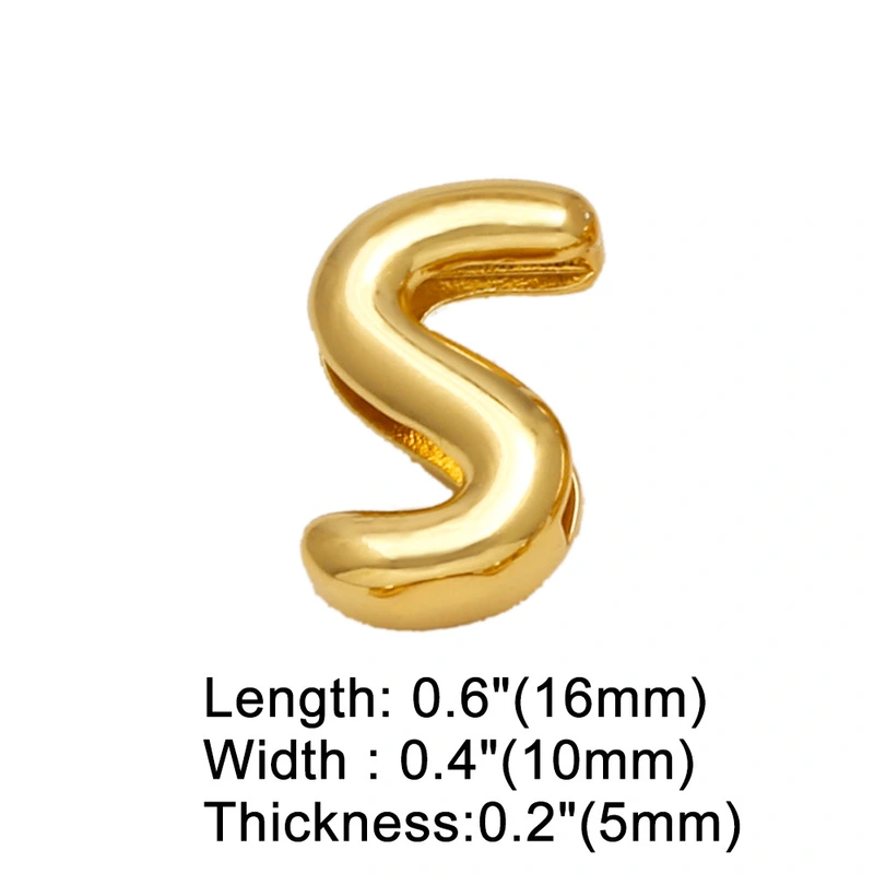AS jewelry hot selling 26 English letters belt bracelet diy gold-plated hand jewelry female brg78