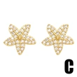 European and American jewelry simple fashion puppy earrings niche design starfish kitten earrings eru87