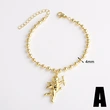 Jewelry new full zircon cherry pendant bracelet gold-plated butterfly hand jewelry bracelet brj17 bracelet