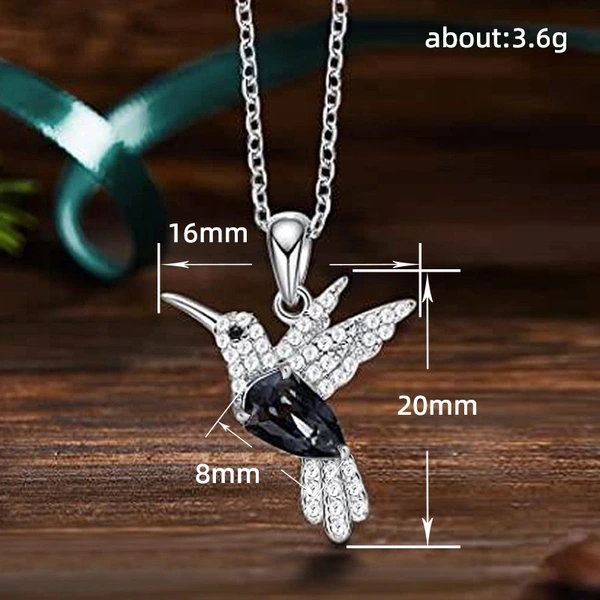 Exquisite simple bird necklace student personality pendant temperament clavicle chain European and American new animal necklace