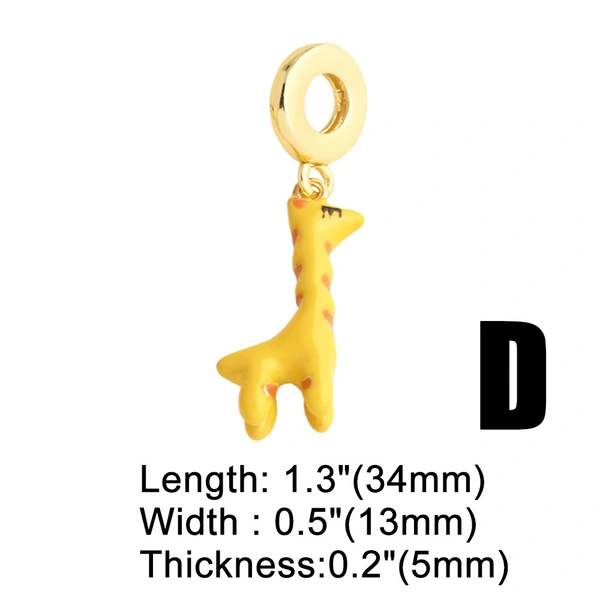 Hot jewelry DIY accessories love giraffe pendant hand bracelet brn16 bracelet