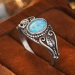  Manufacturers wholesale new ring female sticker retro old metal ring live leaf ring