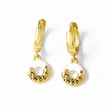 AS jewelry Europe and the United States hot selling donut oil drop earrings earrings copper plated 18k gold earrings earrings era056