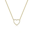 Fashionable and simple minimalist love necklace for daily wear, sweet necklace, hot selling versatile style