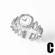 AS jewelry hot selling copper plated real gold oil watch clock open ring ring female ris08