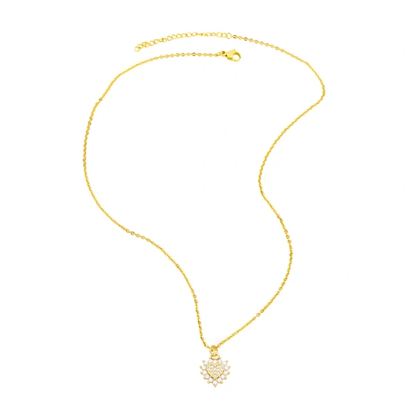 European and American jewelry temperament star moon necklace simple fashion love pendant girlfriend clavicle chain nkn56