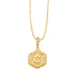 AS jewelry European and American hexagonal heart 26 English letters necklace clavicle necklace nkb296 necklace