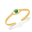 Evil eye open adjustable C-shaped bracelet female niche design Turkish blue eye bracelet brj47