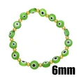 European and American retro Turkish devil eye bracelet 6mm color eye bracelet lucky bracelet brg95