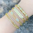 Hot selling fashion inlaid zircon bracelet niche design retro high-end feel Bagu bracelet brm03