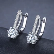  Hot selling new styles recommended exquisite European and American ladies' micro-inlaid zircon classic versatile earrings wholesale