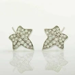  Exquisite maple leaf zircon earrings 2024 new hot style earrings temperament niche design earrings for women