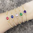2023 Hot Sale New Devil's Eye Bracelet European and American Internet Celebrity Zircon Bracelet Women Adjustable BRE45