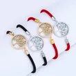 Source Korean fashion personality small red string tree of life zircon bracelet simple small bracelet bra67