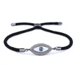 Hot selling Korean version of the devil's eye zircon bracelet fashion exquisite female colorful shell red string bracelet bra87