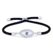 Hot selling Korean version of the devil's eye zircon bracelet fashion exquisite female colorful shell red string bracelet bra87