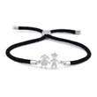 Korean fashion simple personality double zircon red string bracelet trendy all-match new female bracelet accessories brb05