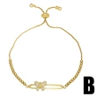 Simple diamond butterfly bracelet female European and American creative niche design zircon bracelet girlfriend hand jewelry brf48