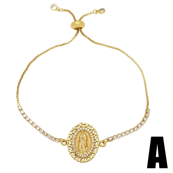 European and American bracelet women's trendy niche light luxury zircon 8-shaped splicing bracelet temperament simple accessories brf49