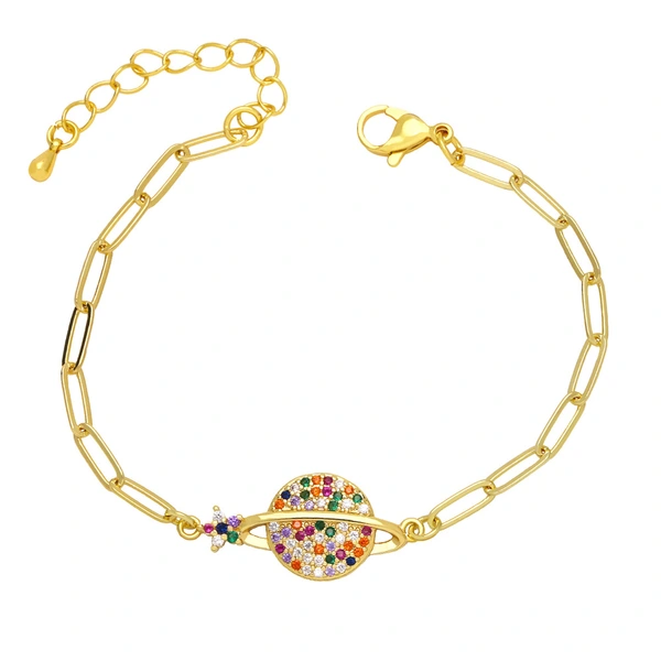 Clearance Planet Bracelet Women European and American Light Luxury High-end Hand Jewelry Style Niche Design Jewelry Wholesale brf77