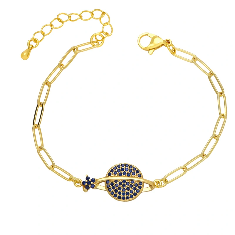 Clearance Planet Bracelet Women European and American Light Luxury High-end Hand Jewelry Style Niche Design Jewelry Wholesale brf77