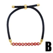 Clearance European and American devil eye bracelet bohemian style oil drop eye bracelet adjustable brf83