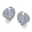 European and American style light luxury zircon earrings, retro classic earrings