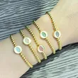 Clearance hot selling jewelry fashion bracelet small gold bead bean bracelet niche cool style bracelet female brh33