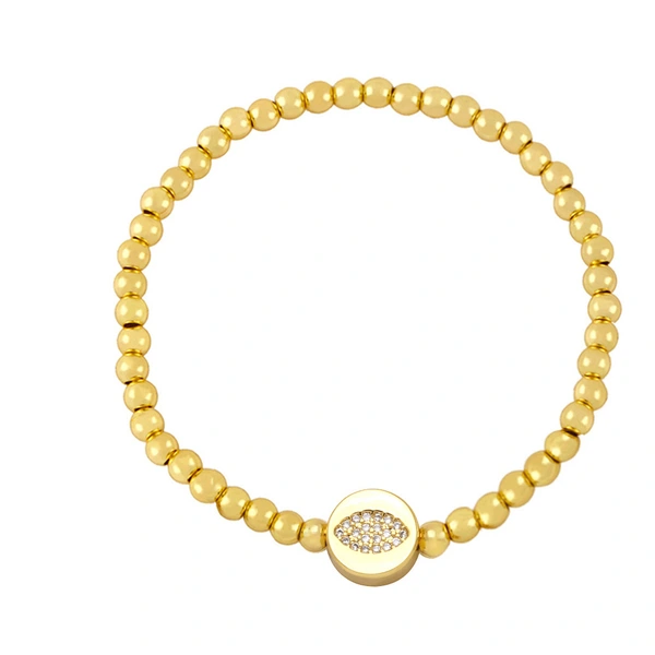 Clearance hot selling jewelry fashion bracelet small gold bead bean bracelet niche cool style bracelet female brh33