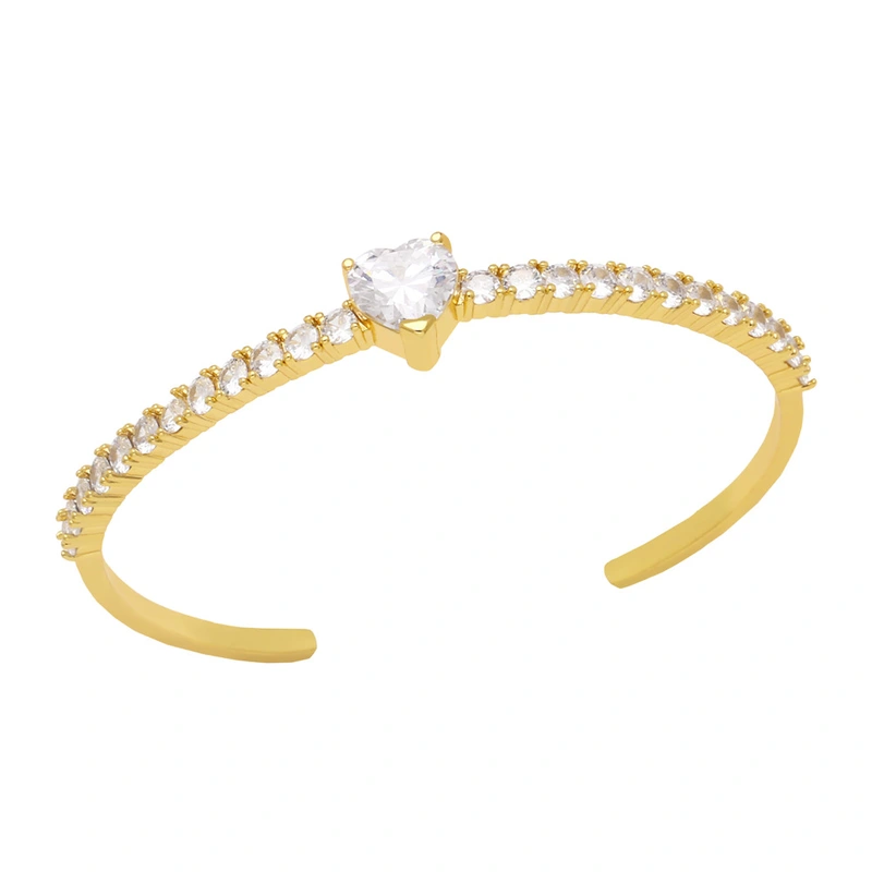 European and American hand jewelry personality exaggerated devil eye bracelet female diamond dripping eye open bracelet brg99