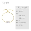 Source zircon jewelry pull-out bracelet devil's eye full diamond bracelet simple European and American bracelet brb45