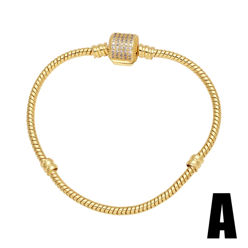 AS jewelry bracelet European and American hot selling love bracelet gold-plated zircon bracelet chain brf37