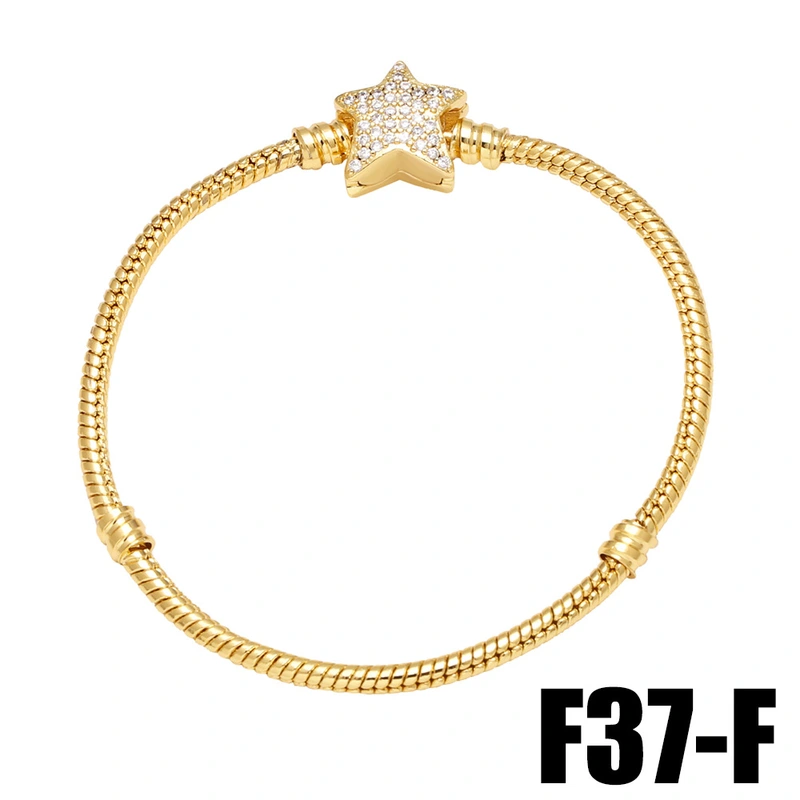 AS jewelry bracelet European and American hot selling love bracelet gold-plated zircon bracelet chain brf37