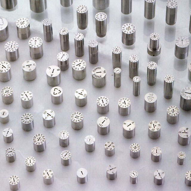Custom Mold Date Stamps - Steel/Alloy Marking Inserts
