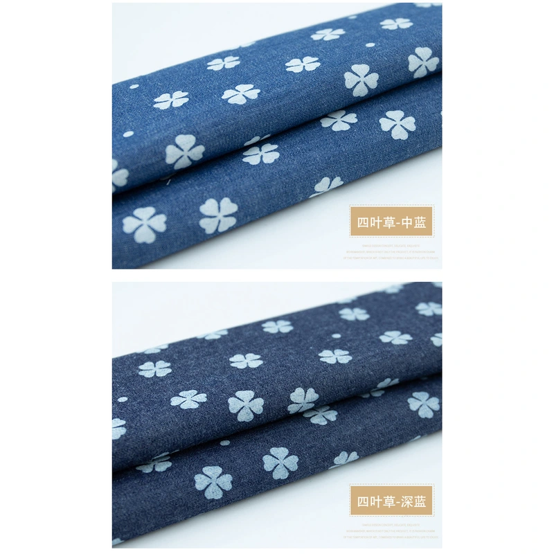 Printed Denim Fabric
