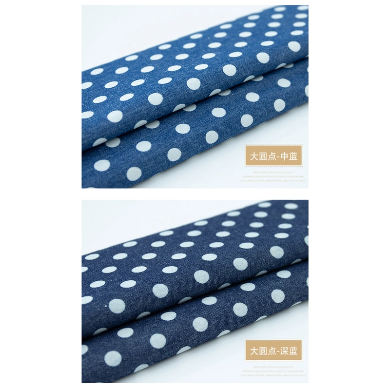 Printed Denim Fabric