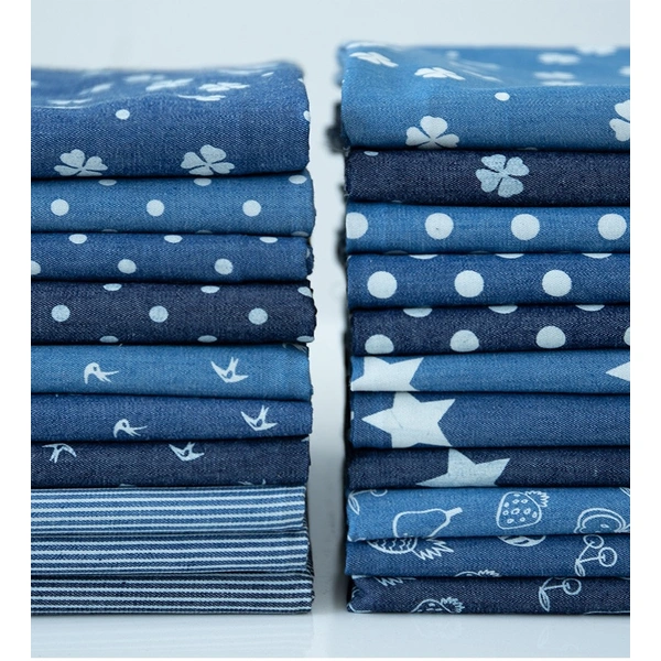 Printed Denim Fabric