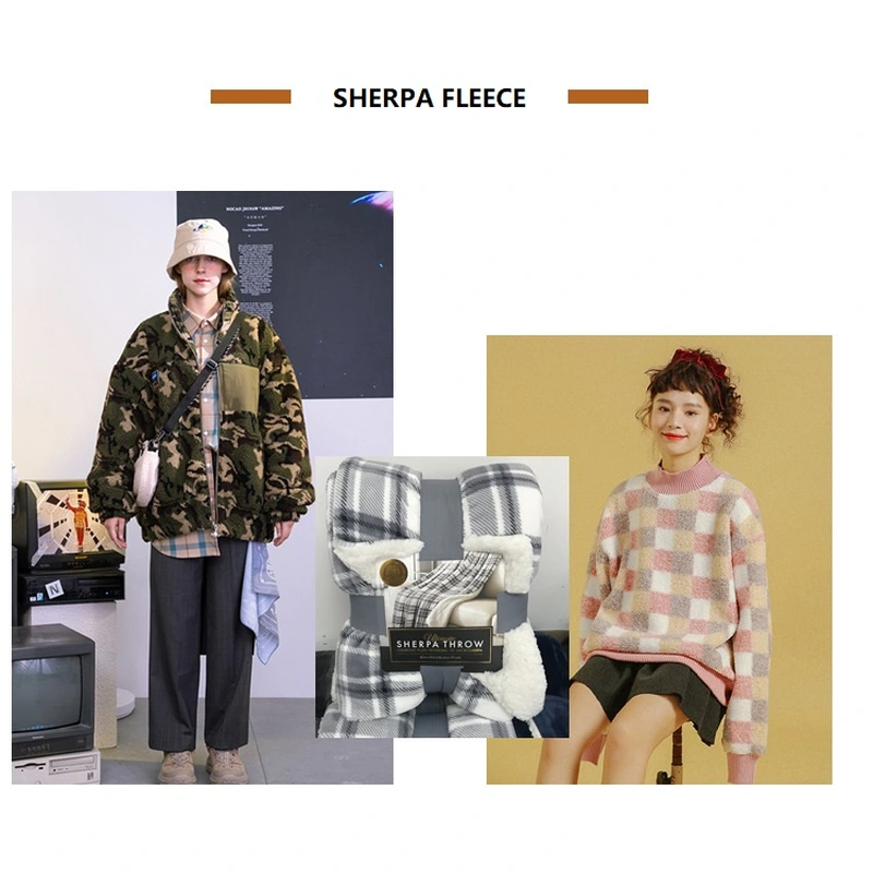 Poly Jacquard Sherpa Fleece