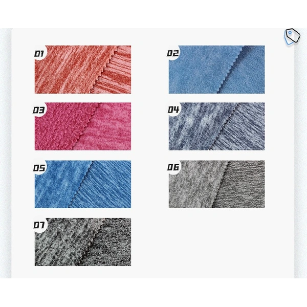 Poly Polar Fleece Melange Heather