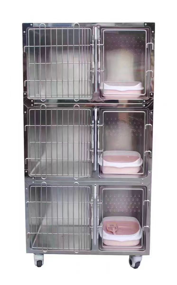 Cat Cage for Veterinary Use