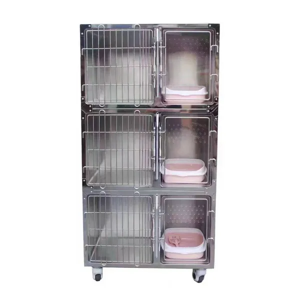 Cat Cage for Veterinary Use