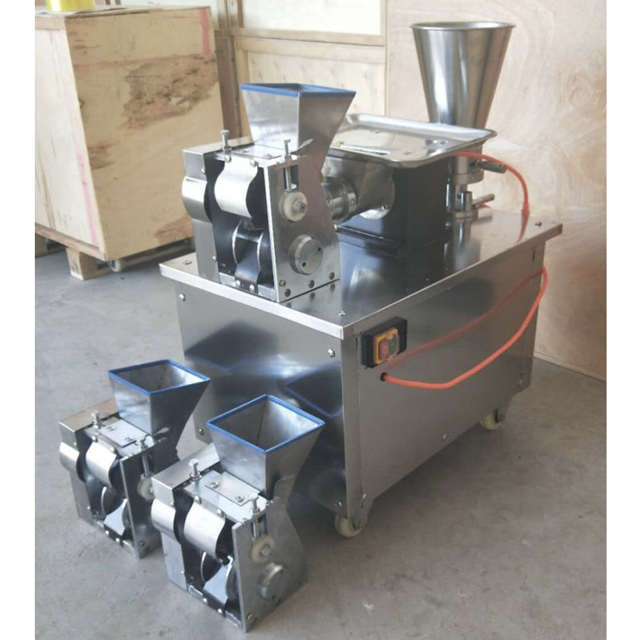 commercial small automatic dumpling making machine to Philippine customer in June 2018