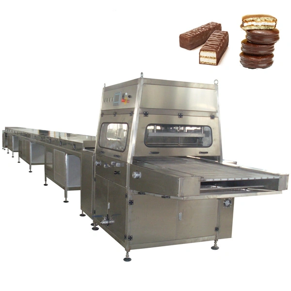 автоматическая глазировочная машина с охлаждающим туннелем