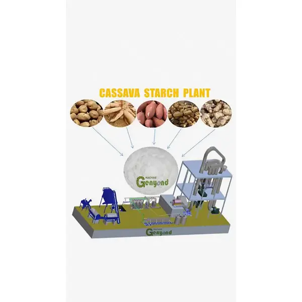 линия по производству крахмала из маниоки