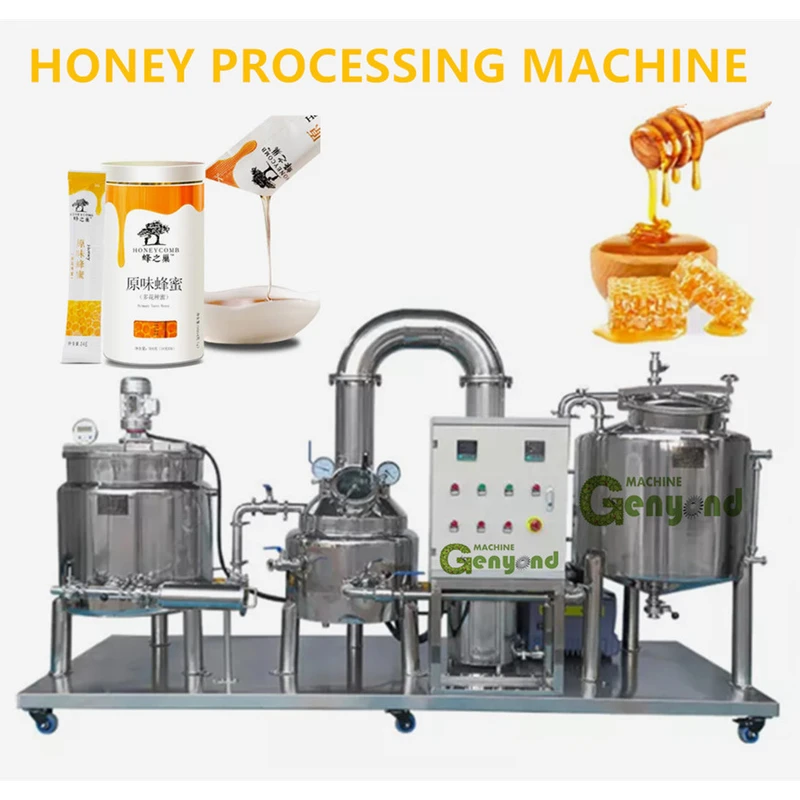 equipo de procesamiento de miel de concentración de filtrado de mezcla de miel
