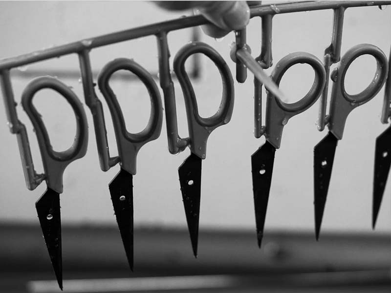 Production process for Scissors