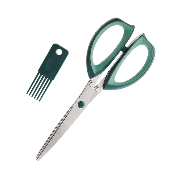 Updated 2022 Herb Scissors Set - Cool Kitchen Gadgets 