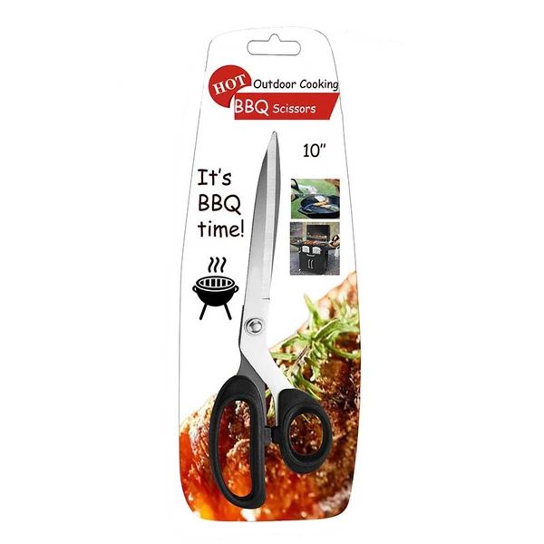 Long Blades BBQ Shears good for BBQ cooking