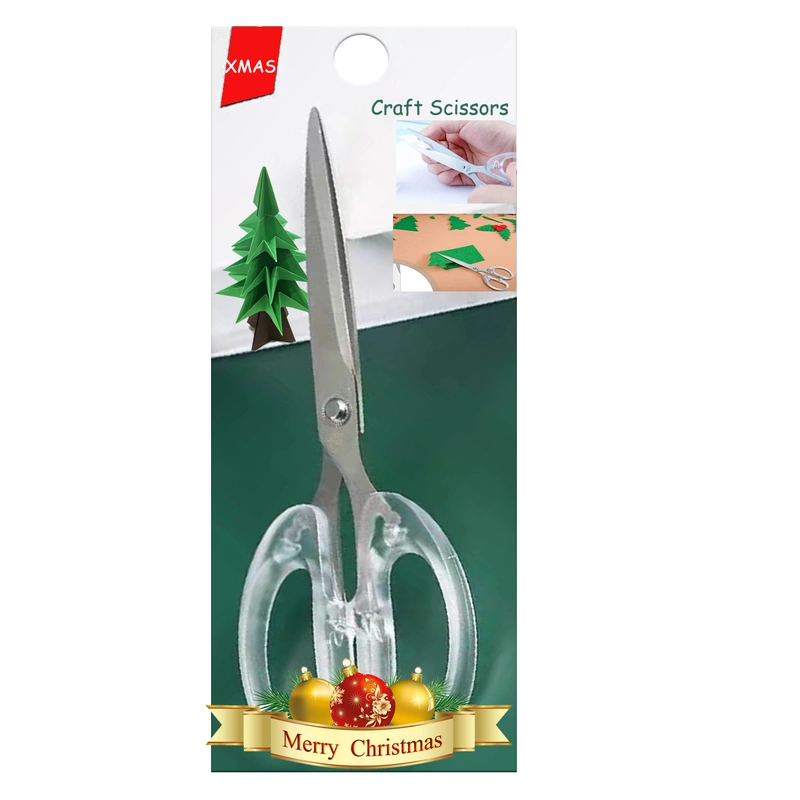 Acrylic Scissors Clear Silver Scissors 